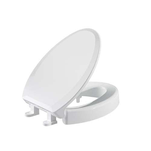 SAMODRA Elongated Raised Toilet Seat