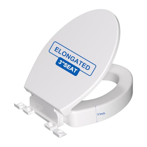Hibbent Elongated Padded Toilet Seat