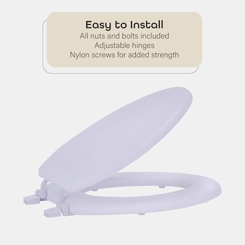 Soft Elongated Vinyl Toilet Seat view 4
