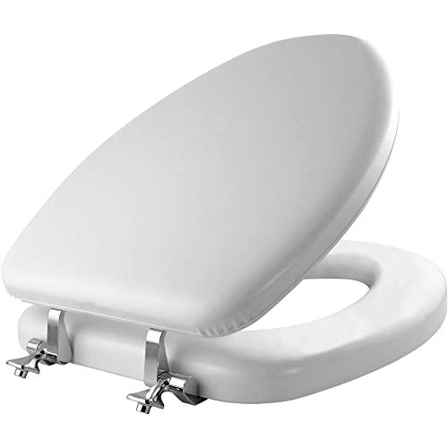 Mayfair Padded Toilet Seat Soft Vinyl Wood Core Elongated