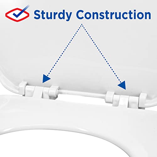 Clorox Round Beveled Plastic Toilet view 2