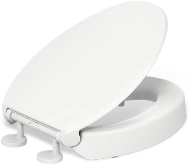 KOHLER Hyten Elevated Soft Close Elongated Toilet Seat