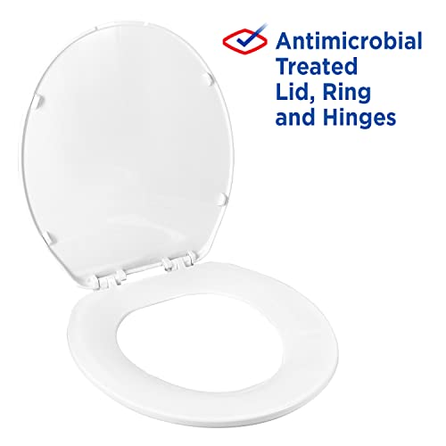Clorox Round Beveled Plastic Toilet view 4