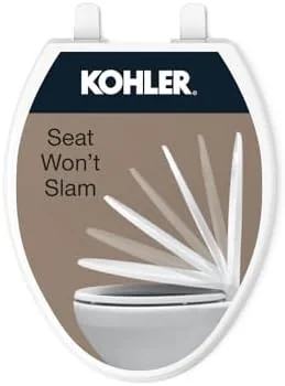 KOHLER Brevia Slow Close Elongated Toilet Seat