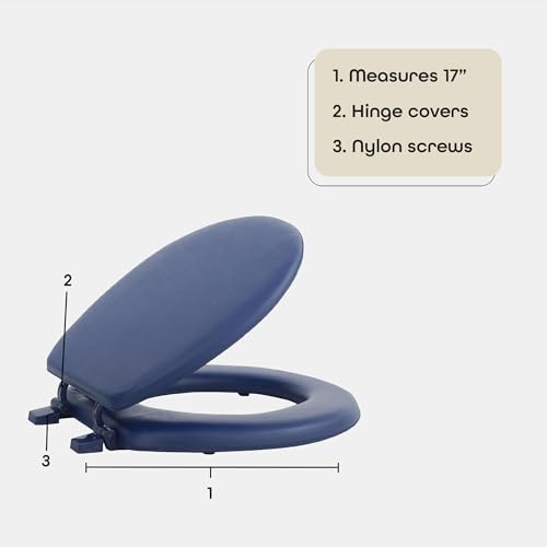 Soft Standard Vinyl Toilet Seat view 4