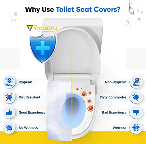 Traletry Toilet Seat Covers Disposable view 5