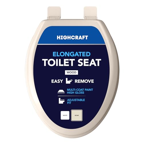 HIGHCRAFT Premium Elongated Toilet Seat
