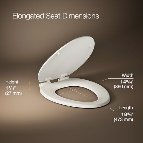 KOHLER Stonewood Quiet-Close Elongated Toilet view 3