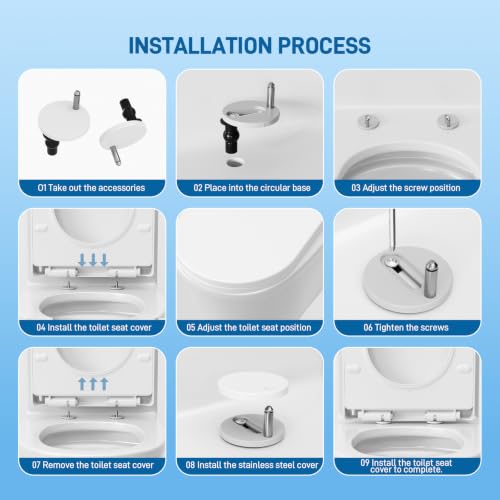 Heated Toilet Seat Elongated V-Shape view 5