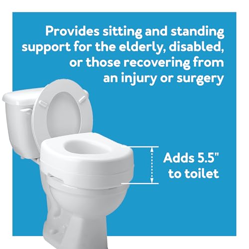 Carex Toilet Seat Riser Adds view 4