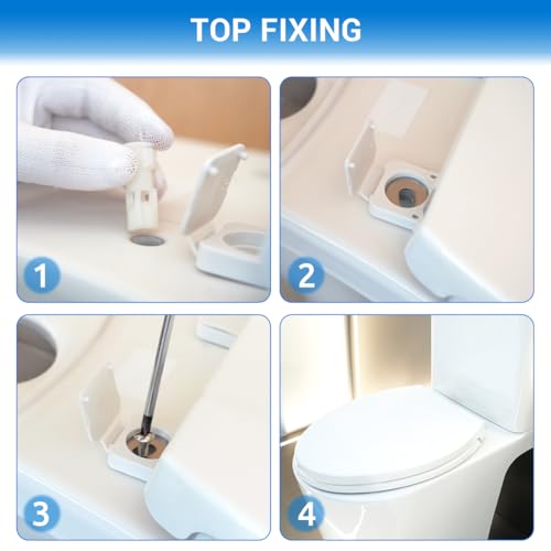 Elongated Toilet Seat with Built-In view 5