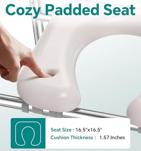Soundfuse Padded Raised Toilet Seat view 5