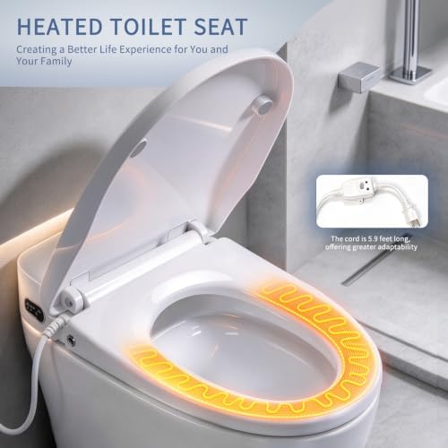 Heated Toilet Seat 3-Level Temp view 3