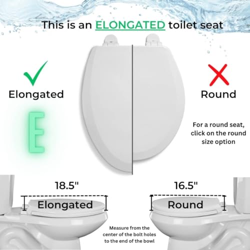 Centoco Elongated Toilet Seat Heavy view 2