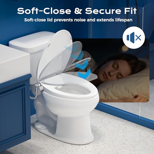 Elongated Bidet Toilet Seat – view 4