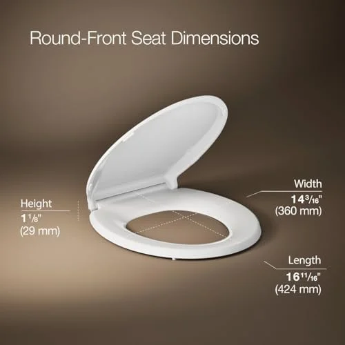 KOHLER Cachet ReadyLatch Round Toilet Seat - view 4