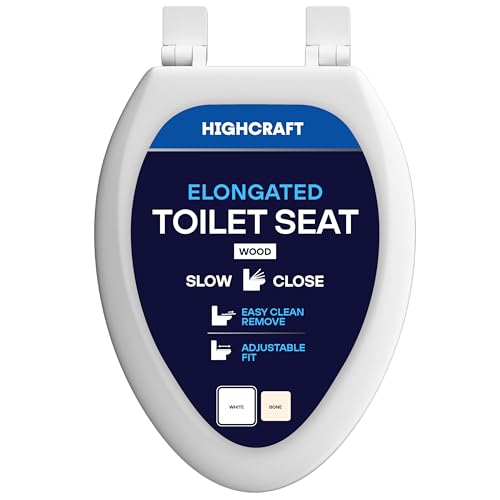 HIGHCRAFT Premium Elongated Toilet Seat