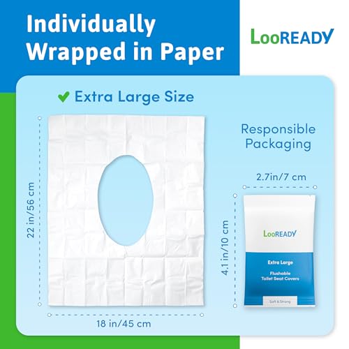 Toilet Seat Covers Disposable Flushable view 3