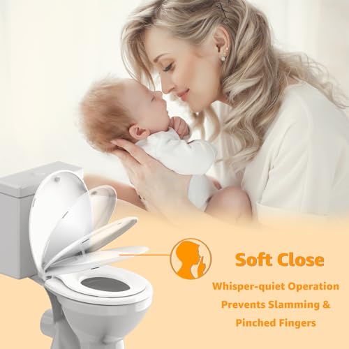 Toilet Seat with Toddler Seat (2-in-1, Round) - view 5
