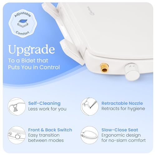 CLEAR REAR Elongated Bidet Toilet view 4