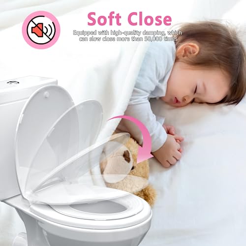 Aünsffer Toddler Toilet Seat (Round, 2-in-1) - view 2