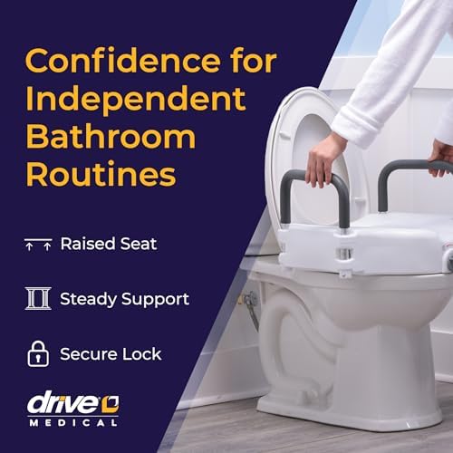 Drive Medical 2-in-1 Raised Toilet view 2