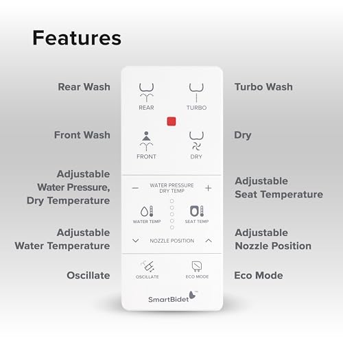 SmartBidet SB-1000WE Electronic Smart Bidet view 3