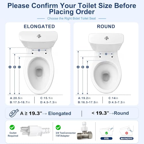 Electric Bidet Toilet Seat with view 2