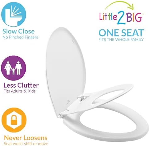 Little2Big Toilet Seat with Built-In view 2