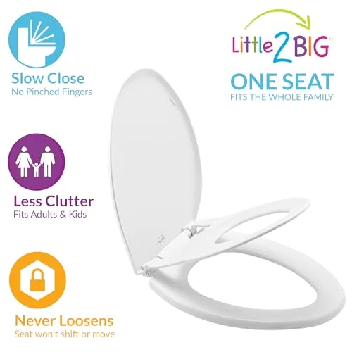 Little2Big Built-In Toddler Potty Training Seat - view 3