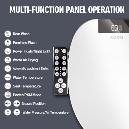 Electric Heated Bidet Toilet Seat view 4