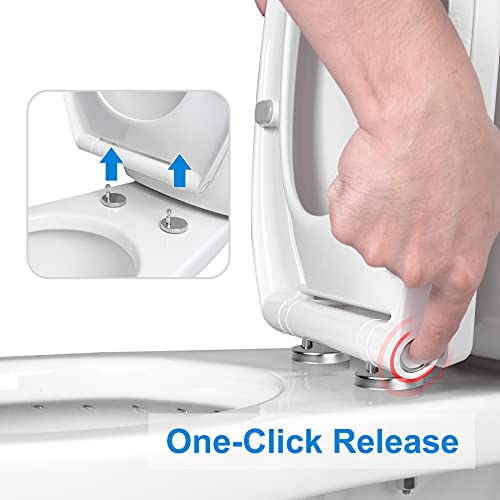 Hibbent Premium Elongated Toilet Seat view 2