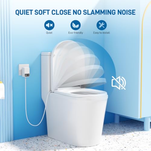 Heated Toilet Seat Elongated V-Shape view 4