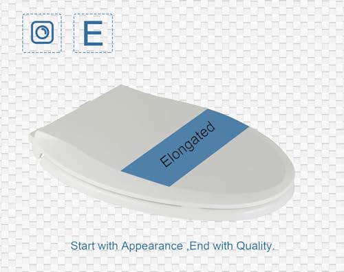 Elongated Toilet Seat Slow Close view 5
