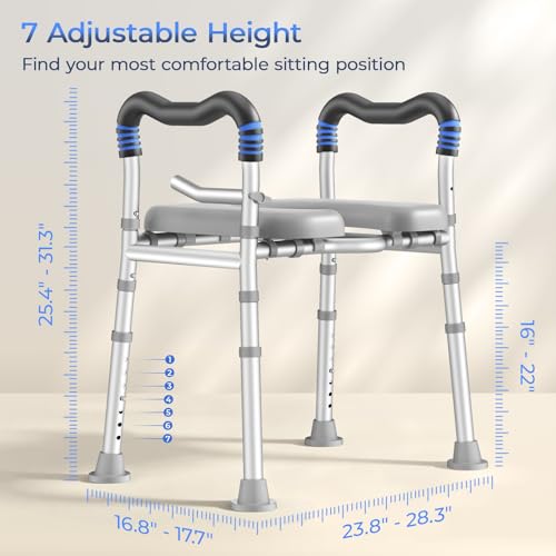 KingPavonini Raised Toilet Seat with view 2