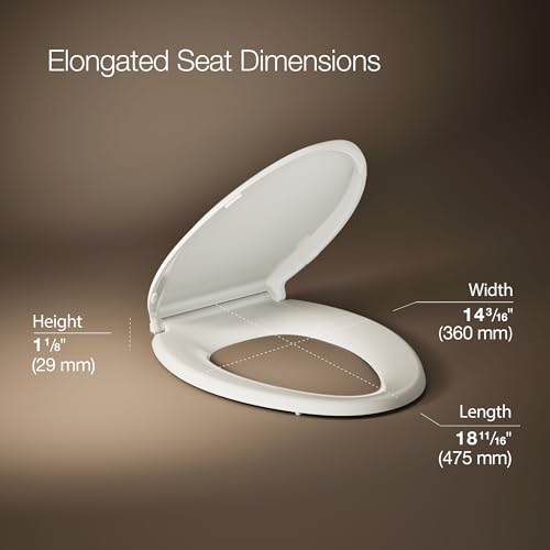 KOHLER Cachet ReadyLatch Elongated Toilet view 3