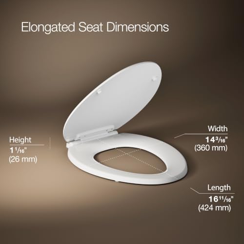 KOHLER Broadwood Quiet-Close Elongated Toilet view 4