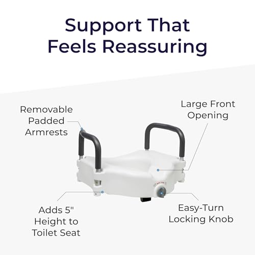 Drive Medical 2-in-1 Raised Toilet view 5