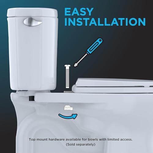 TOTO® SoftClose® Slow Close Elongated view 3