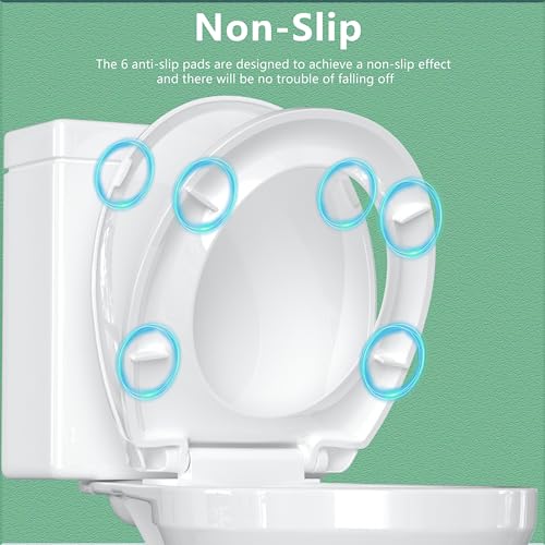 Aünsffer Toilet Seat Round Soft view 3