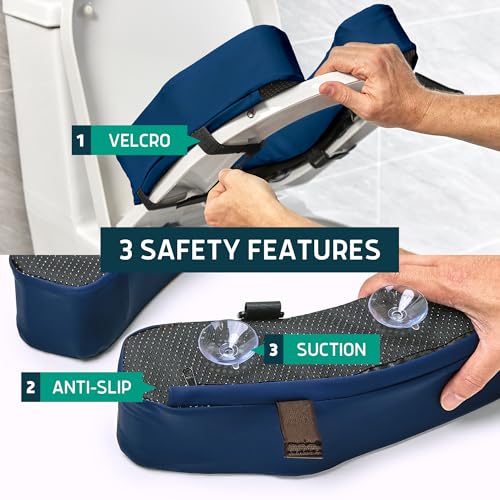 Lunderg Padded Toilet Seat Riser view 4