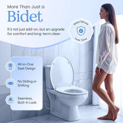 CLEAR REAR Elongated Bidet Toilet view 5