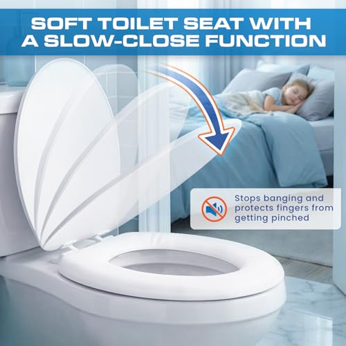 Plexon Elongated Soft-Close Toilet Seat view 5