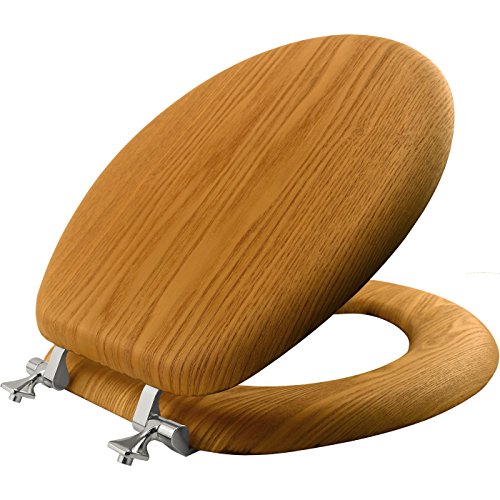 Mayfair Natural Oak Veneer Toilet