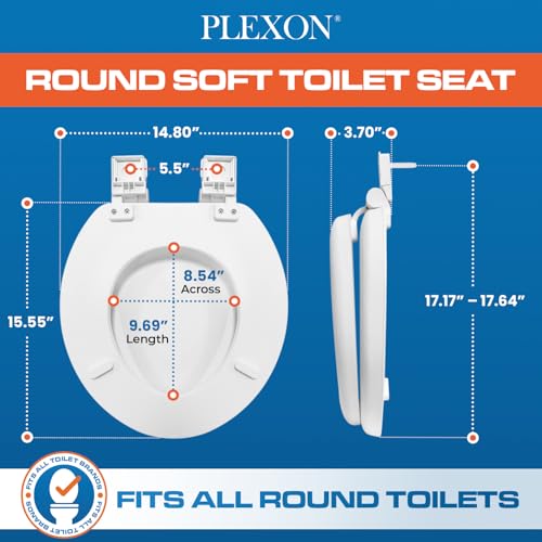 Plexon Soft Cushioned Toilet Seat view 4