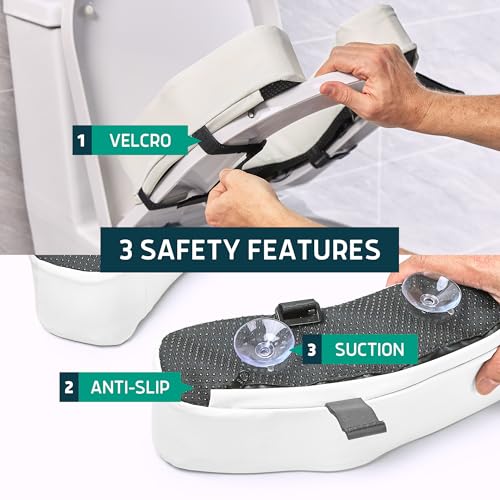 Lunderg Padded Toilet Seat Riser view 4
