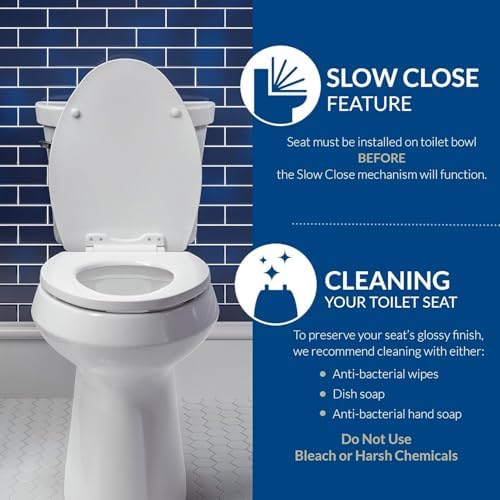 Mayfair Linden Slow Close Toilet Seat view 4