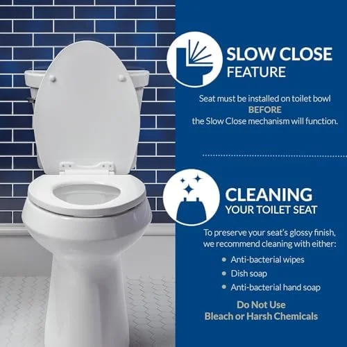 Mayfair Linden Slow Close Toilet Seat - view 4