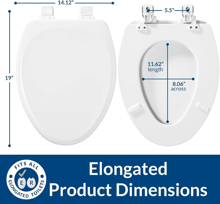 KOHLER Brevia Slow Close Elongated Toilet Seat - view 3