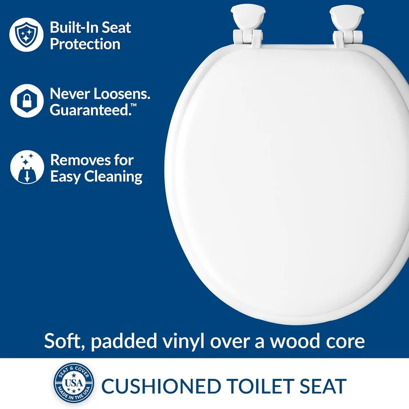 Mayfair Padded Toilet Seat Round - view 3